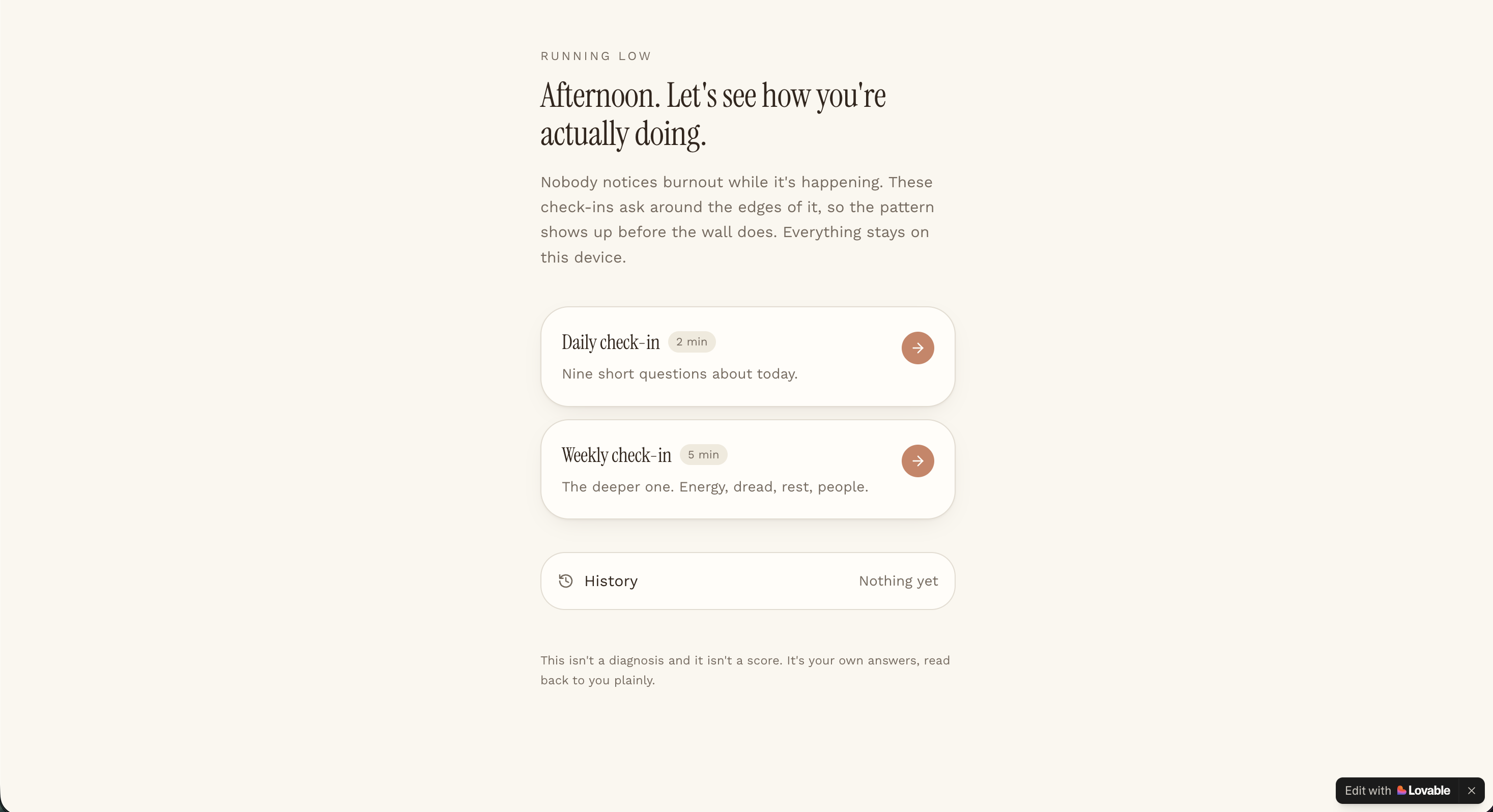 A founder checkin website